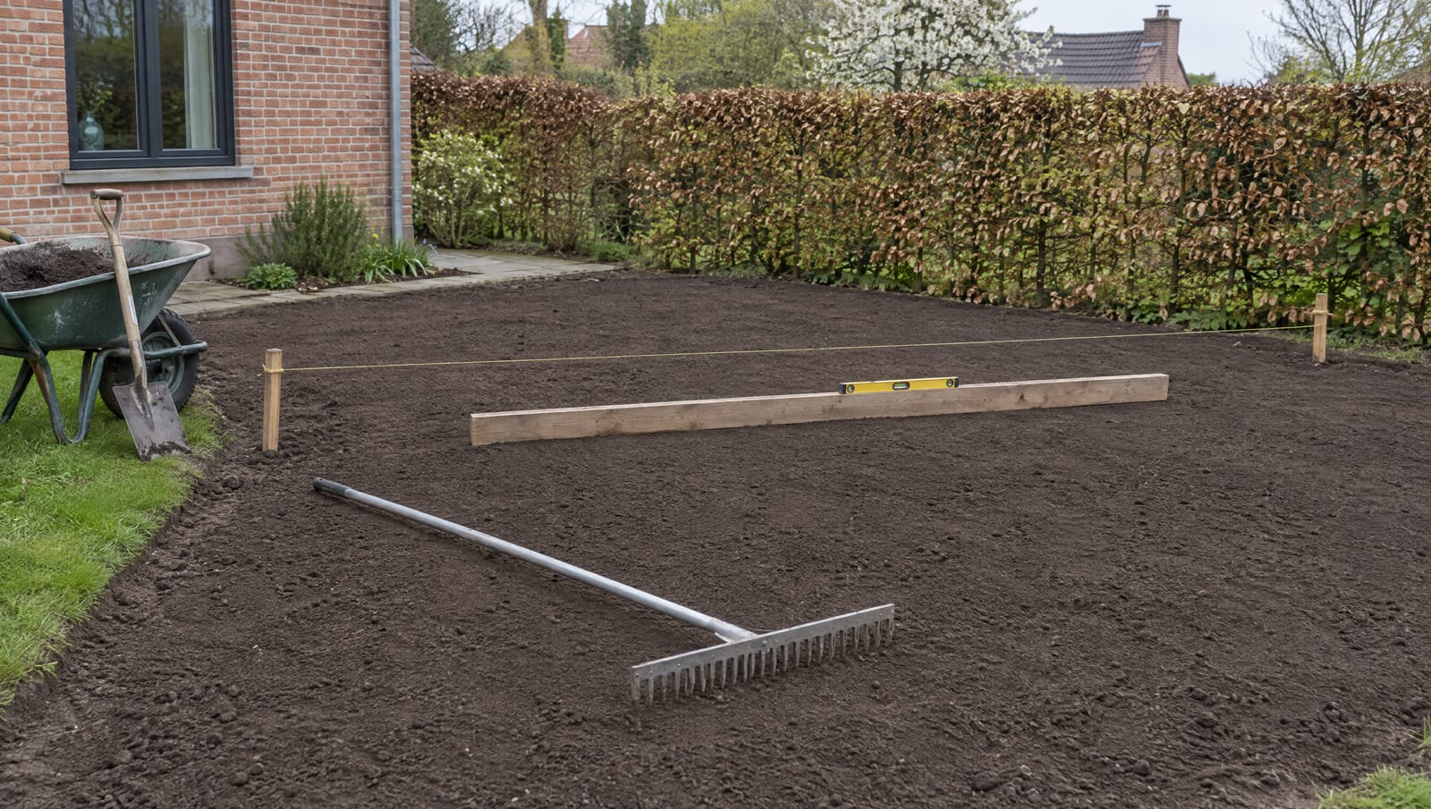 Nivelleren van grond: stappenplan, gereedschap en de machines nadien