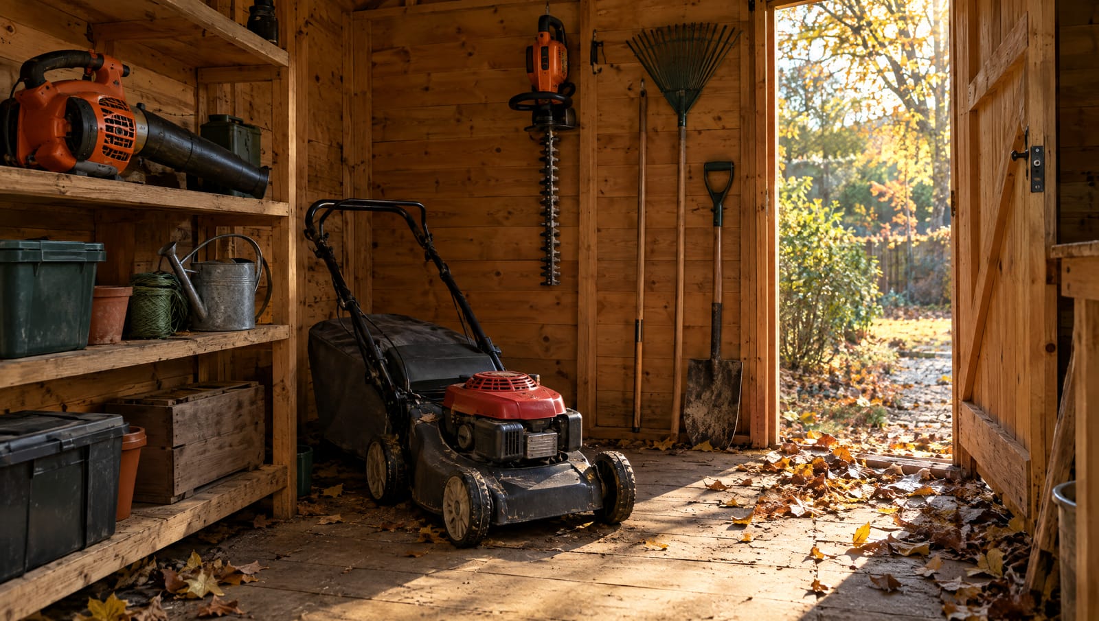 Tuinmachines die stilstaan: in welke maand is er vraag naar?